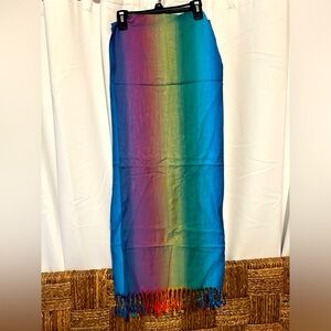 Wrapunzel rainbow scarf